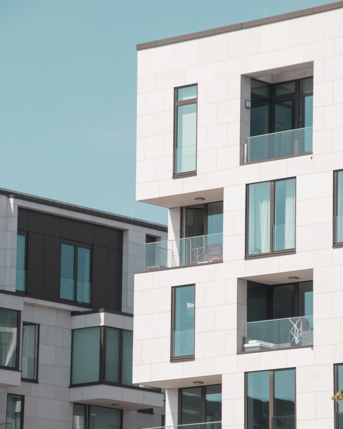 Multifamily apartment building exterior