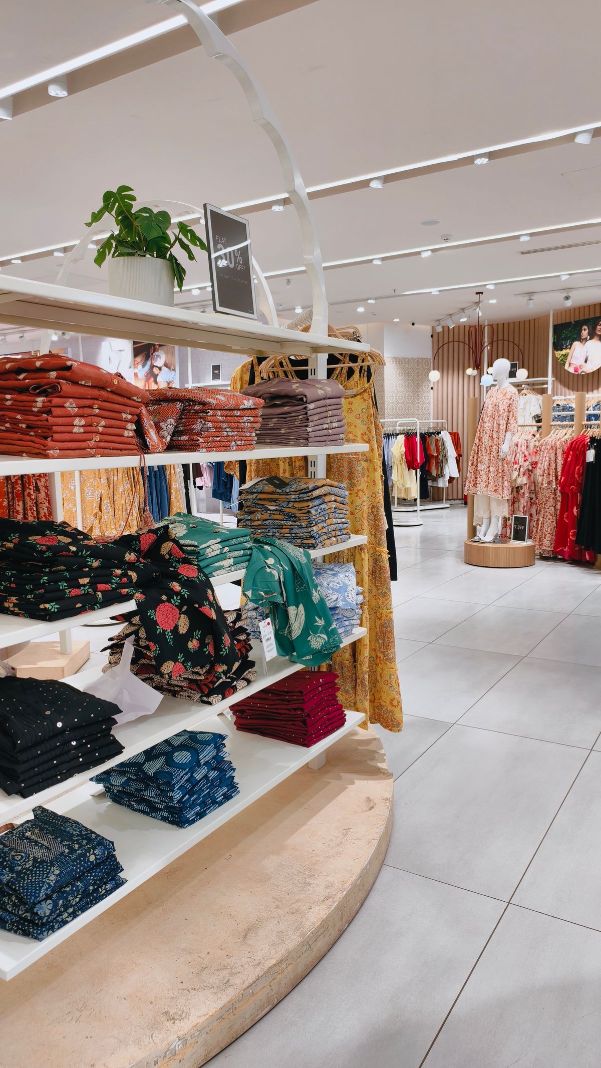 Modern retail store interior