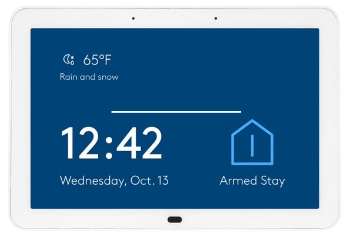 Smartphone controlling compatible smart-home devices
